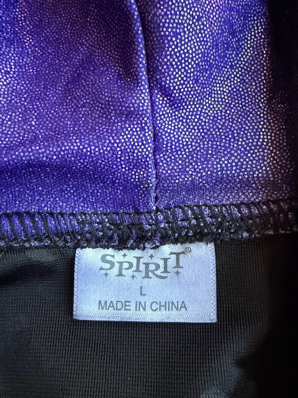 Spirit Halloween Girls Bat Costume Dress Hooded Purple Black Size Large 12-14